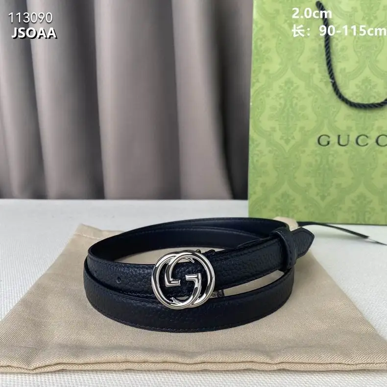 Gucci belt 20mmX95-115cm 8L03
